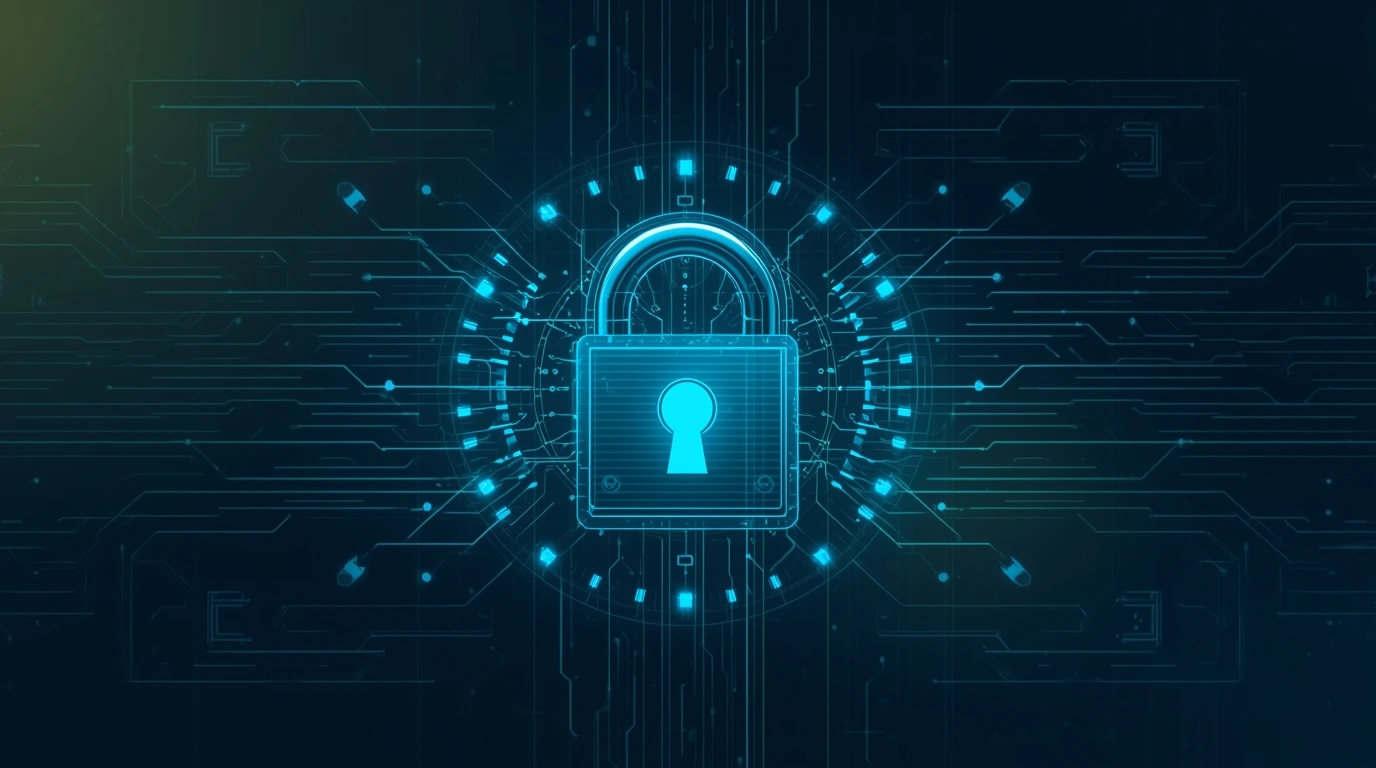 Privacy Policy – Digital padlock over a news website interface, showing World Vow’s commitment to data protection.