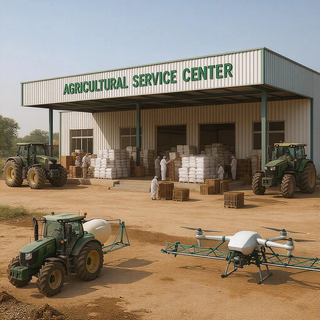Agriculture in Pakistan Model Agriculture Mall in Punjab serving farmers.