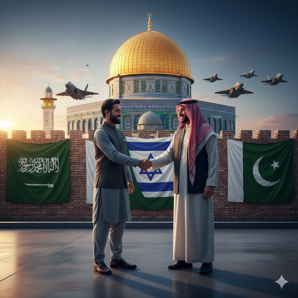 Pakistan and Saudi Arabia defense pact as counterbalance to Israeli aggression in the Middle East